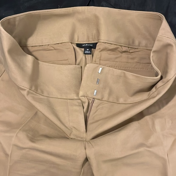 Alfani Pants, Women's Mid-Rise Skinny Pants, Regular, Long & Short Lengths, Tan - Picture 4 of 5